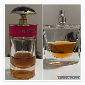 Prada Pink and La Vie Est Belle
Eau de Perfume... the price is for both